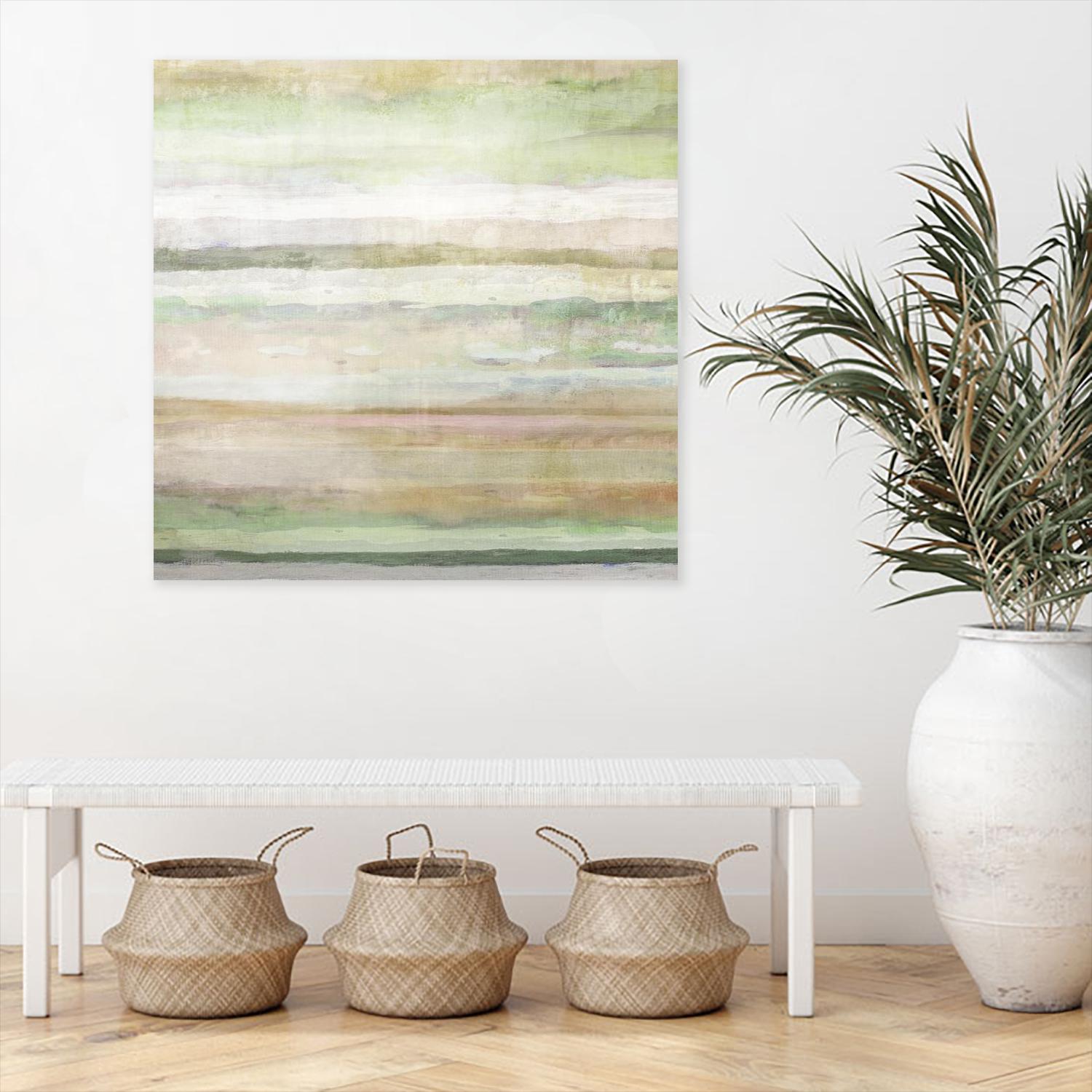 Splash of Summer II by Ruth Palmer on GIANT ART - green abstract