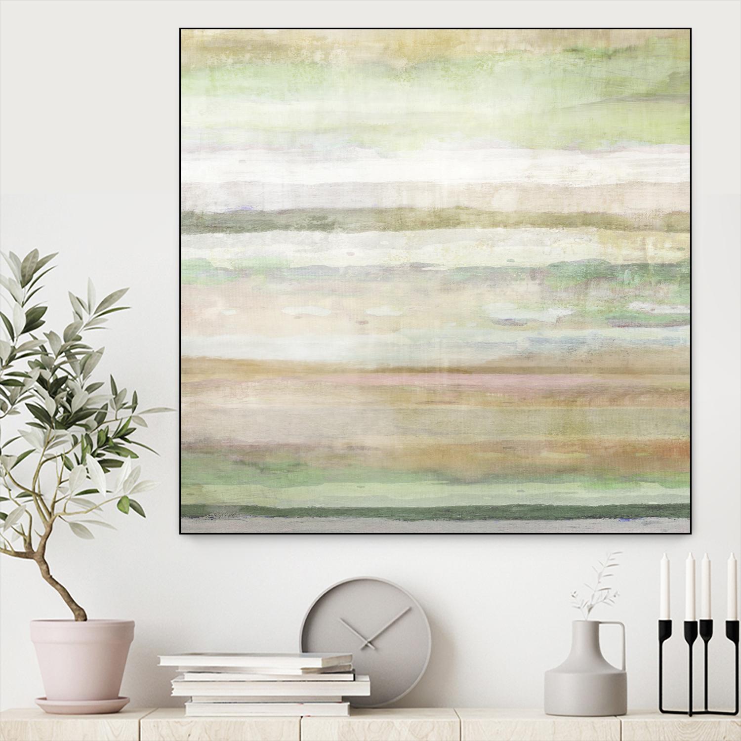 Splash of Summer II by Ruth Palmer on GIANT ART - green abstract