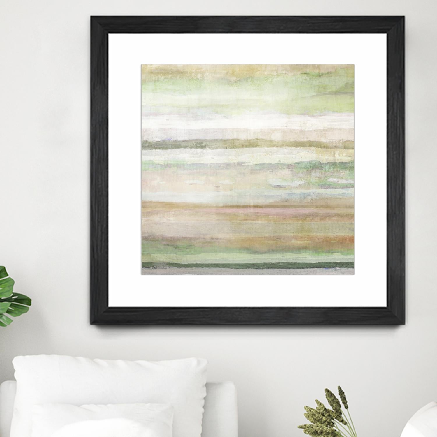 Splash of Summer II by Ruth Palmer on GIANT ART - green abstract