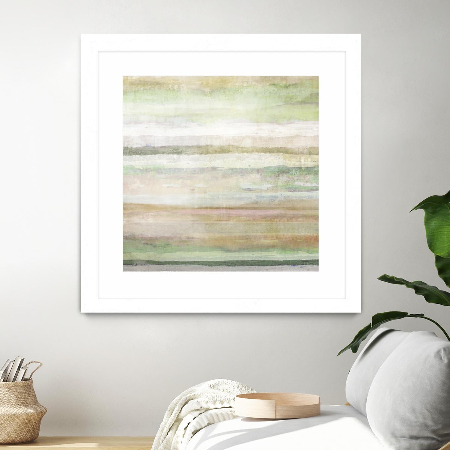 Splash of Summer II by Ruth Palmer on GIANT ART - green abstract