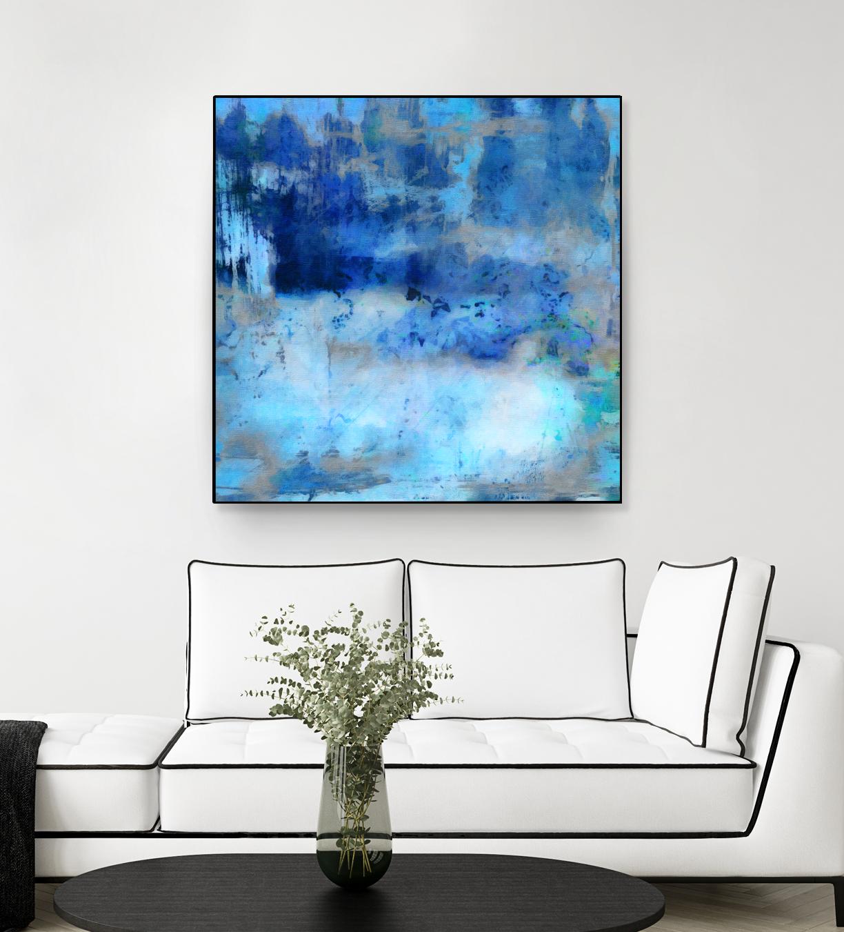 Blue Skies Ahead by Ricki Mountain on GIANT ART - blue abstract