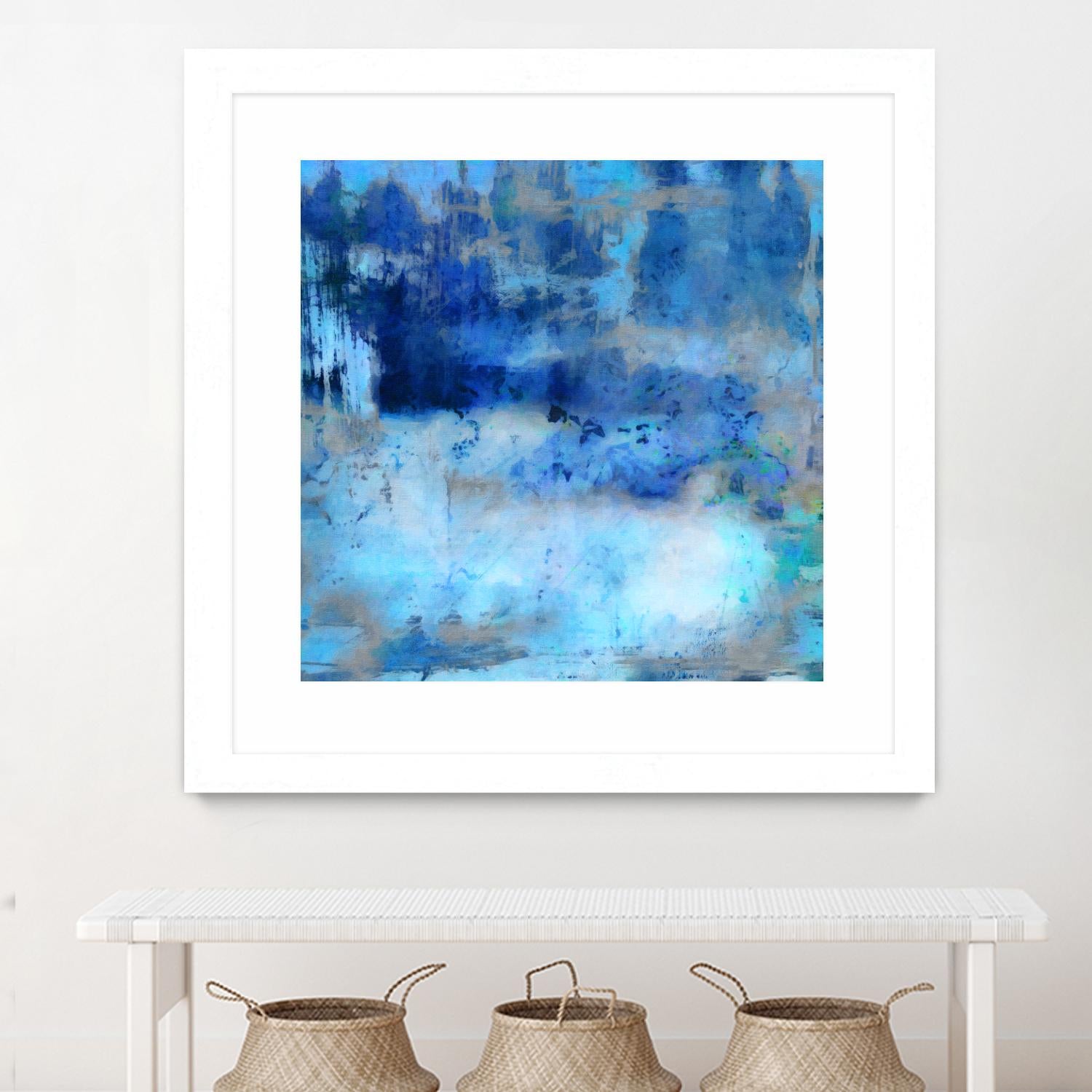 Blue Skies Ahead by Ricki Mountain on GIANT ART - blue abstract