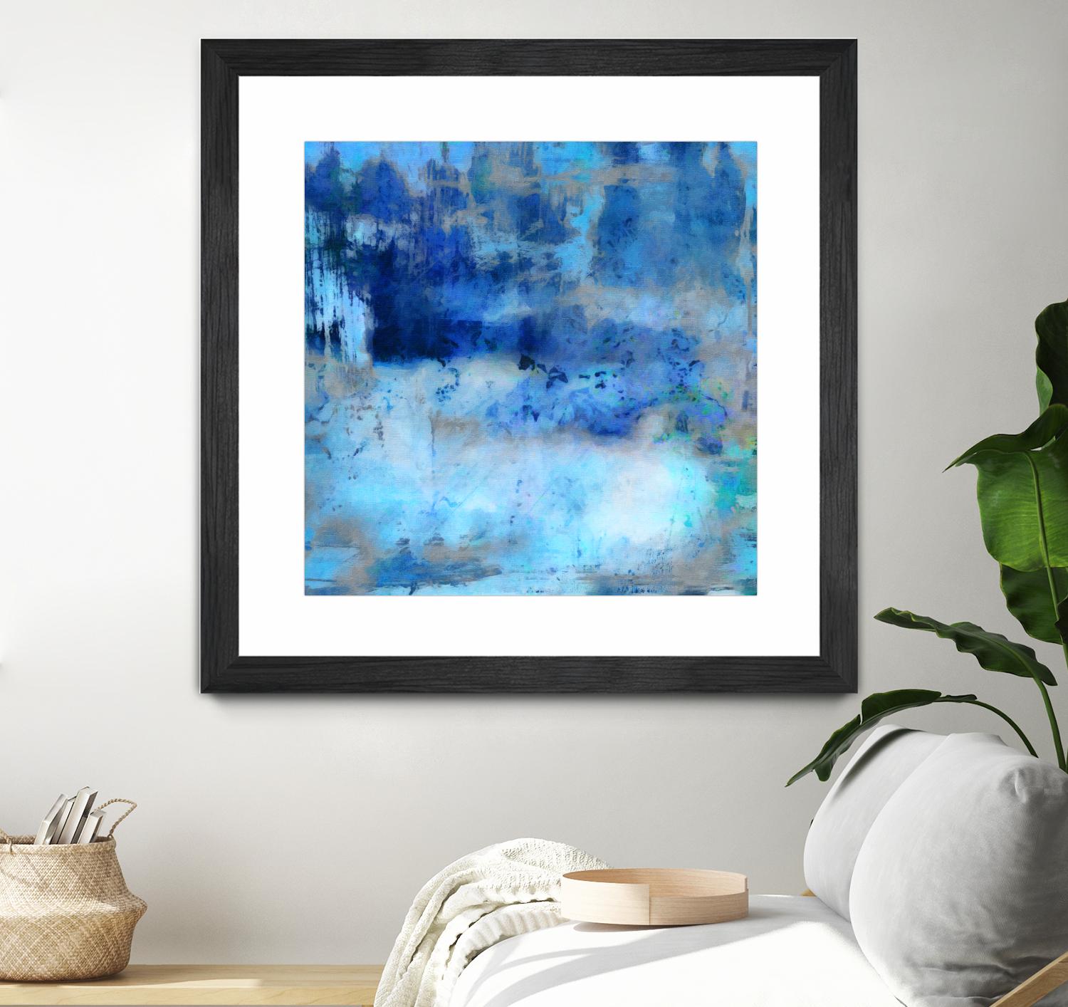 Blue Skies Ahead by Ricki Mountain on GIANT ART - blue abstract