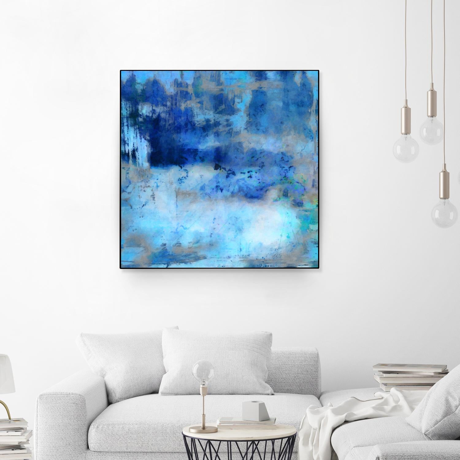 Blue Skies Ahead by Ricki Mountain on GIANT ART - blue abstract