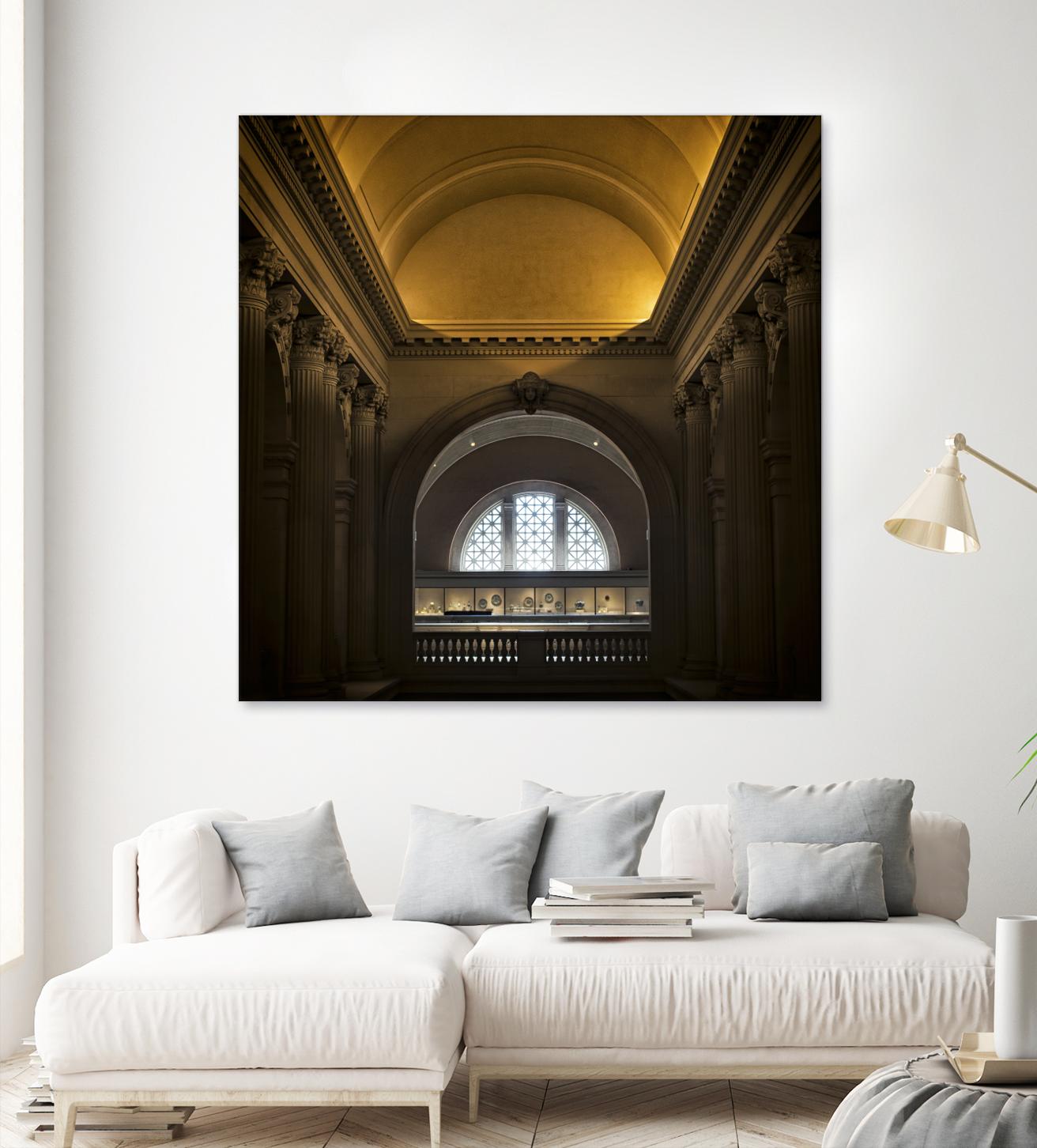 Museum I by Robert Schenck on GIANT ART - brown architectural