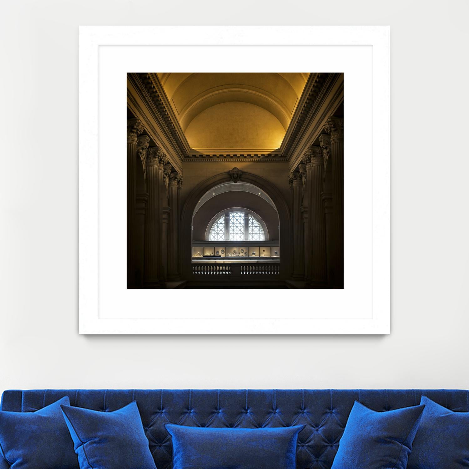 Museum I by Robert Schenck on GIANT ART - brown architectural