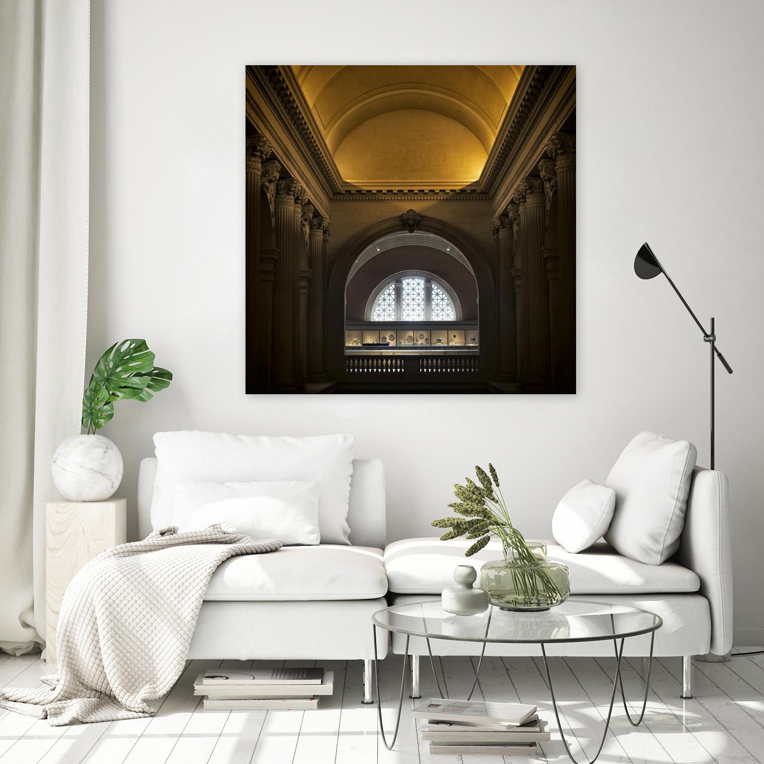 Museum I by Robert Schenck on GIANT ART - brown architectural