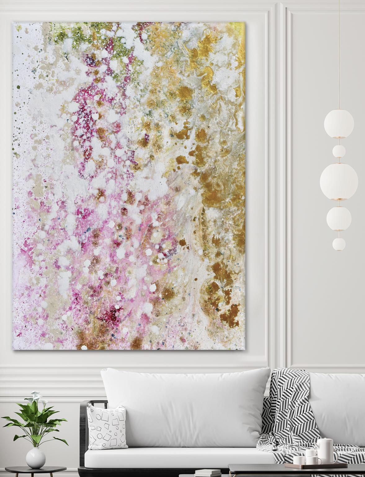 Pink Modern II by Michelle Rivera on GIANT ART - pink abstract