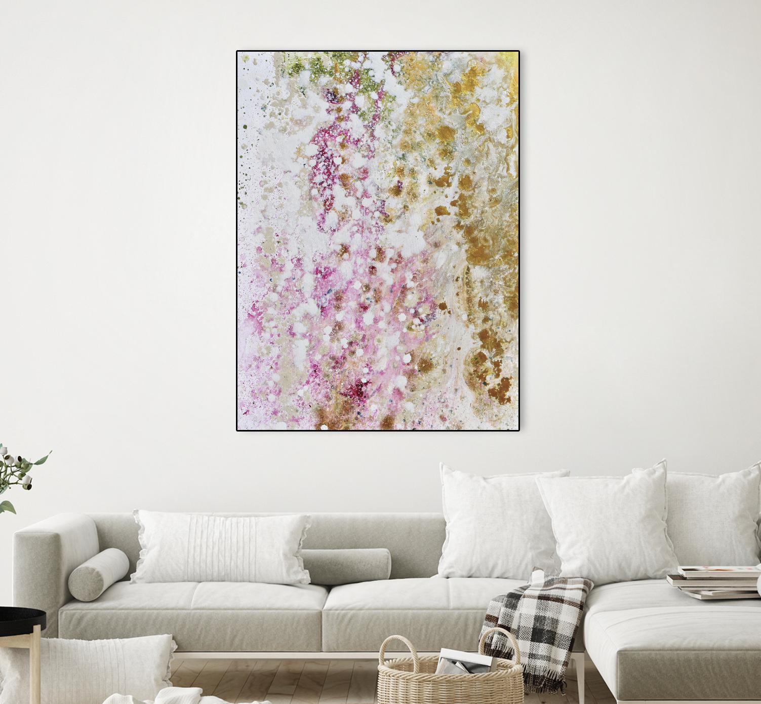 Pink Modern II by Michelle Rivera on GIANT ART - pink abstract