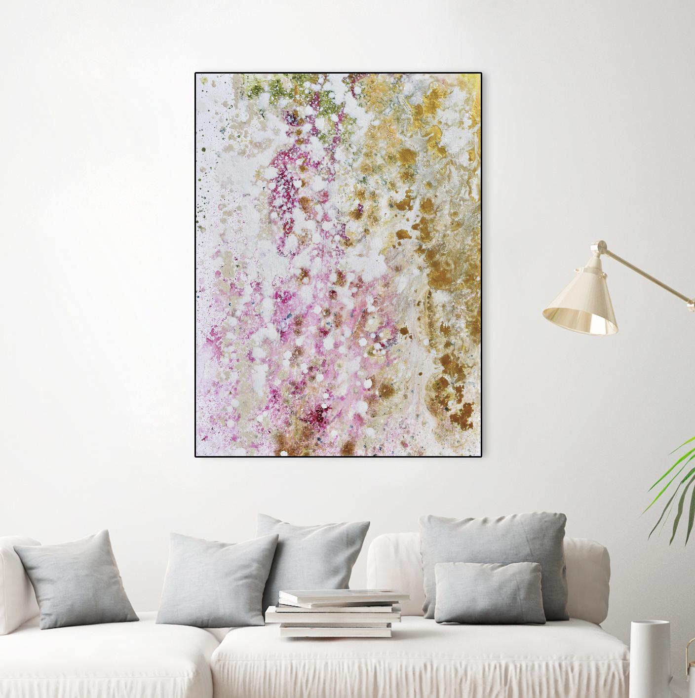 Pink Modern II by Michelle Rivera on GIANT ART - pink abstract