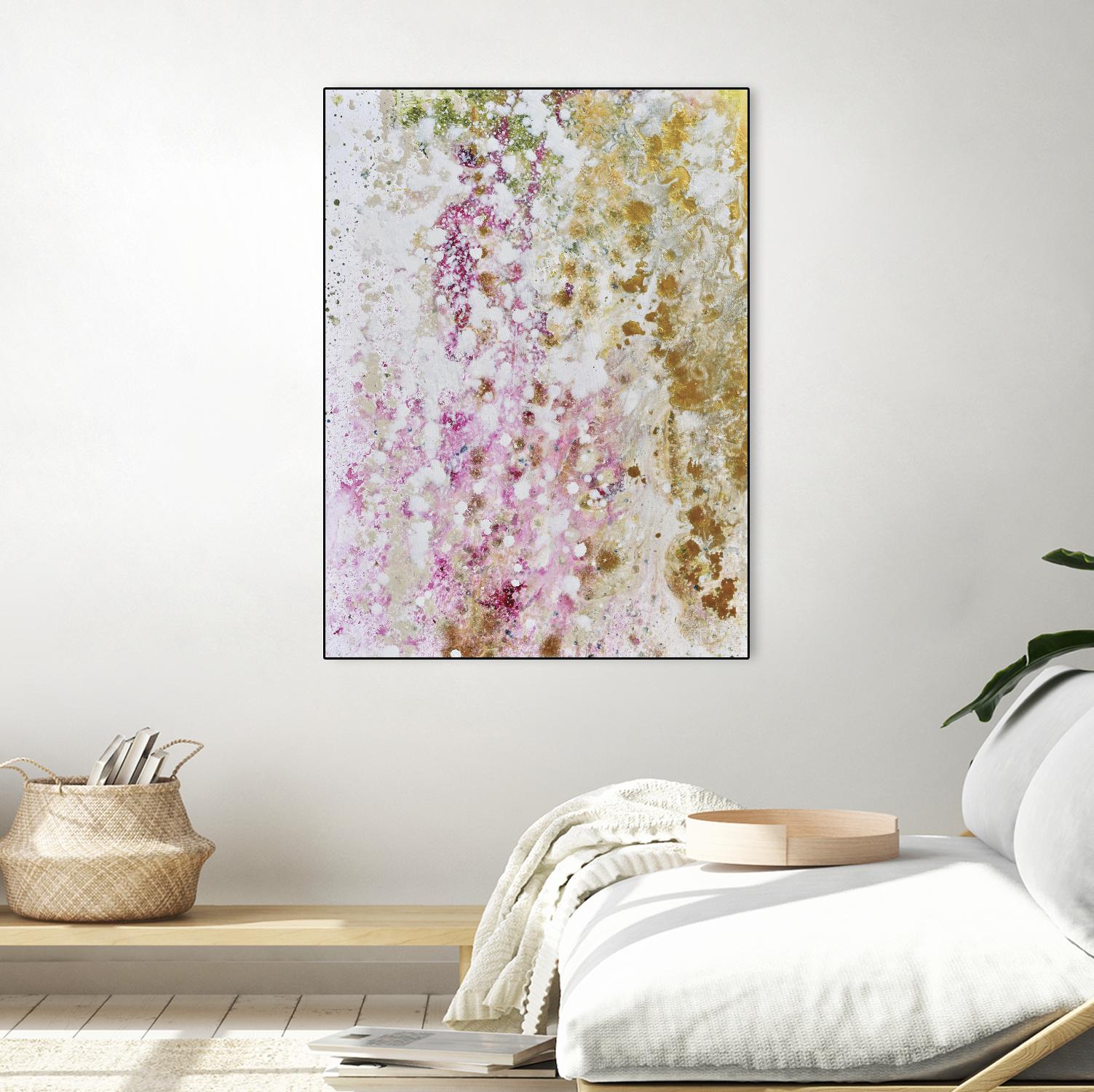 Pink Modern II by Michelle Rivera on GIANT ART - pink abstract