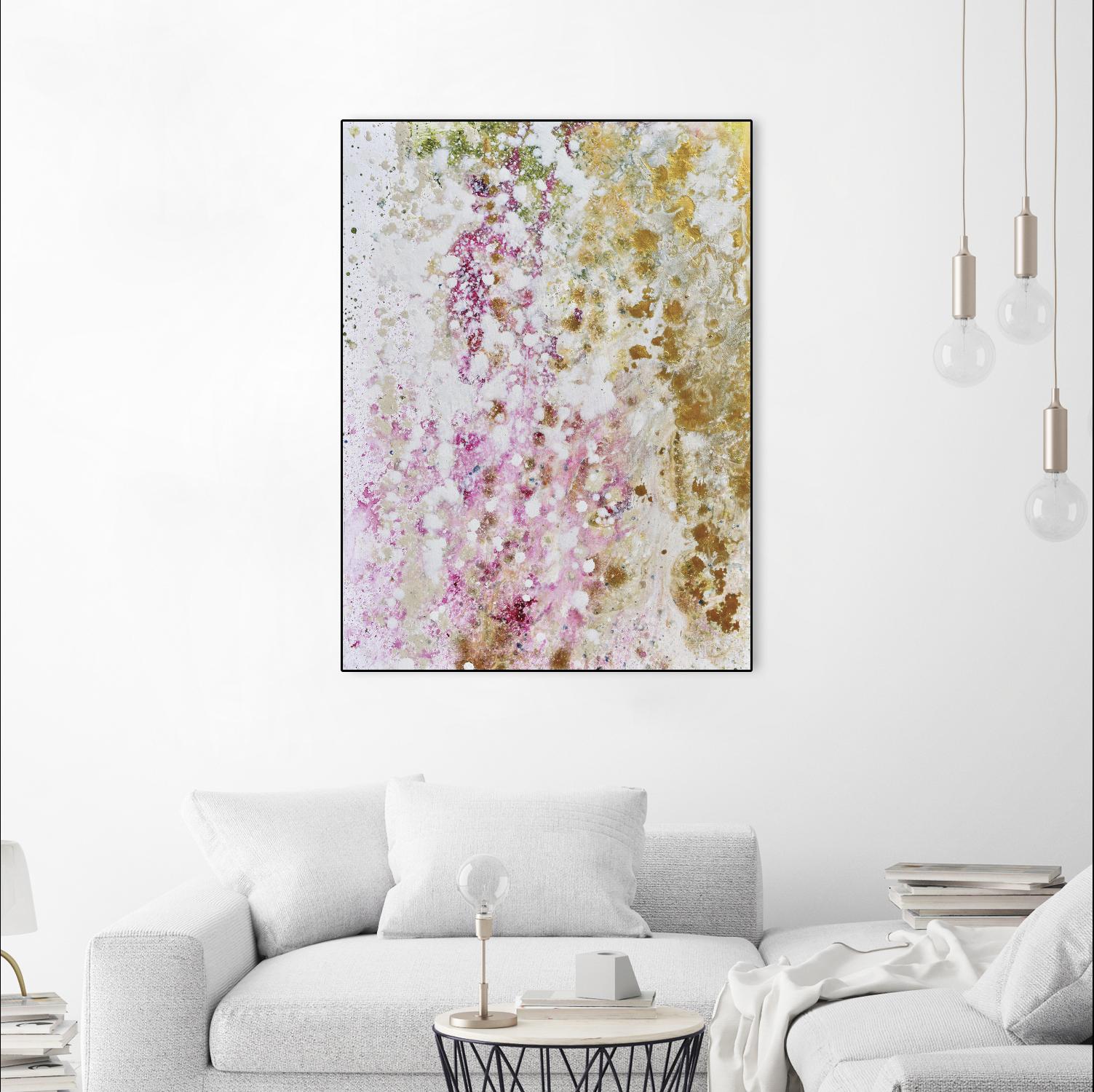 Pink Modern II by Michelle Rivera on GIANT ART - pink abstract