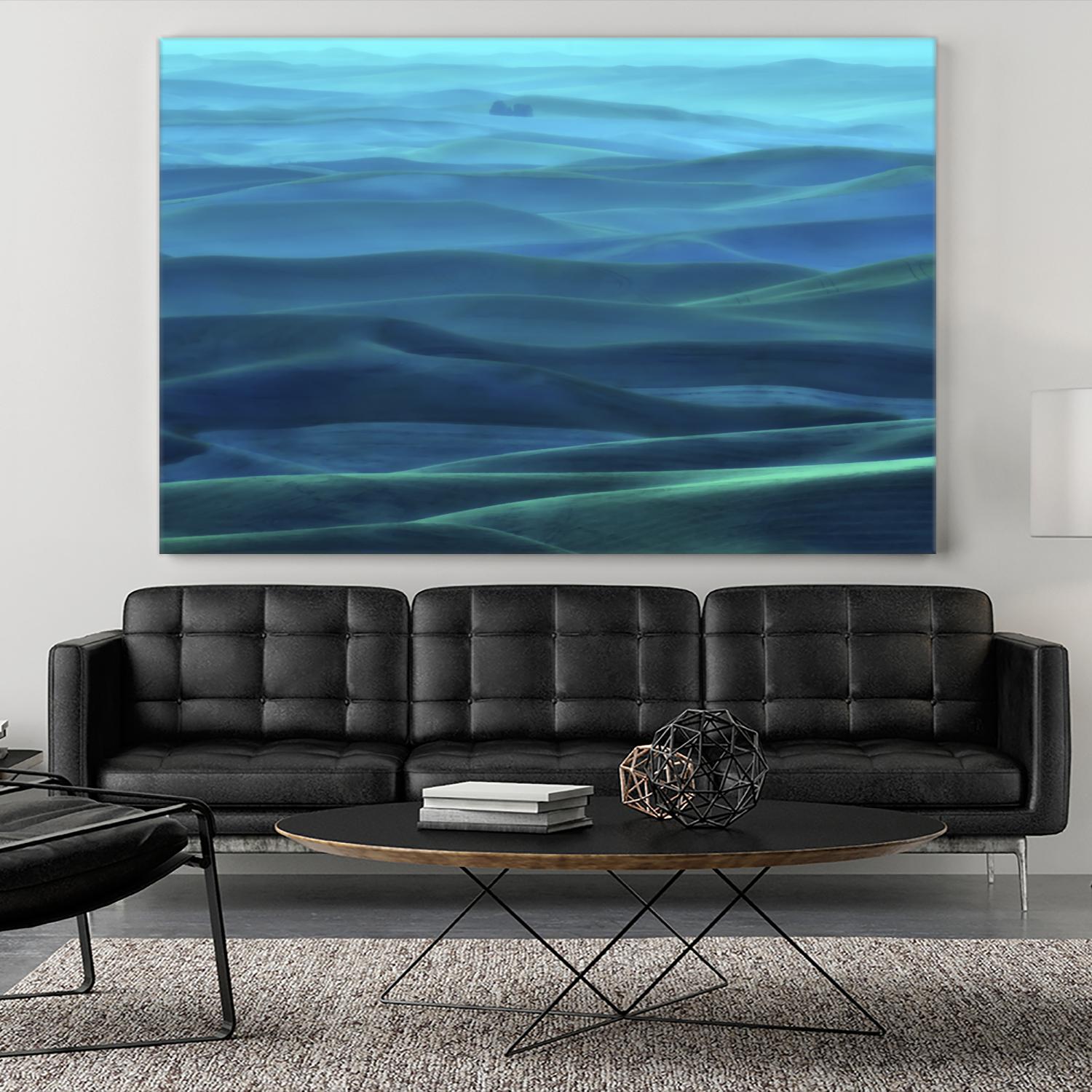 Evening Rhapsody by Don Schwartz on GIANT ART - blue photo art