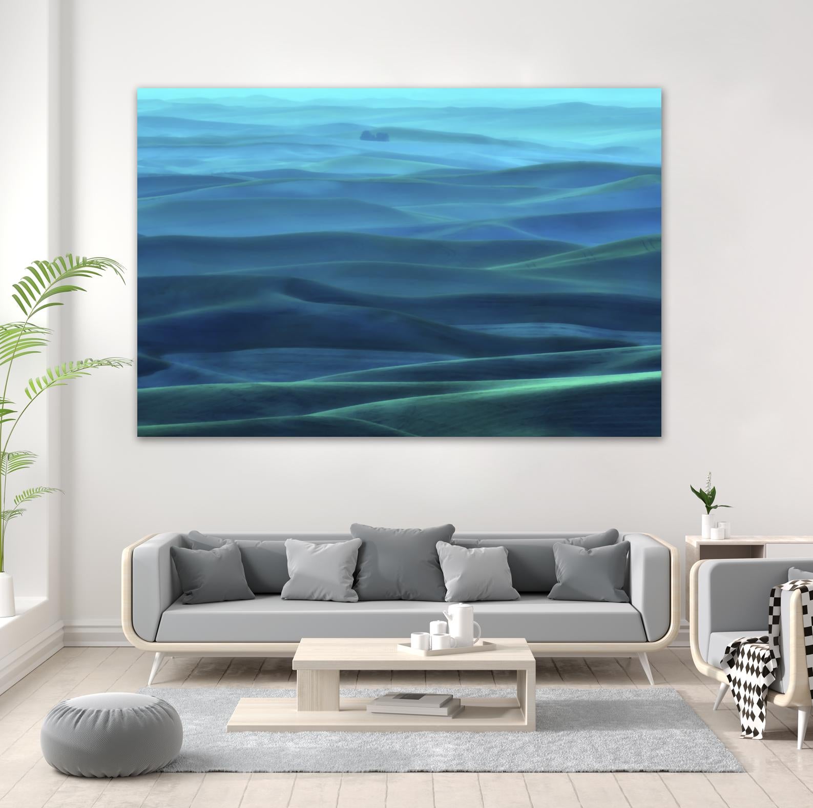 Evening Rhapsody by Don Schwartz on GIANT ART - blue photo art