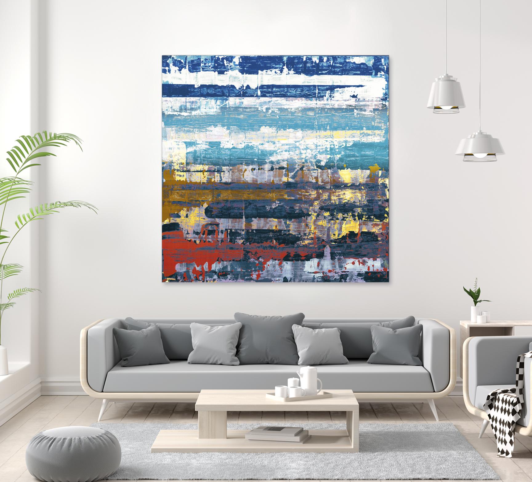 Hold of Time by Edward Selkirk on GIANT ART - red abstract