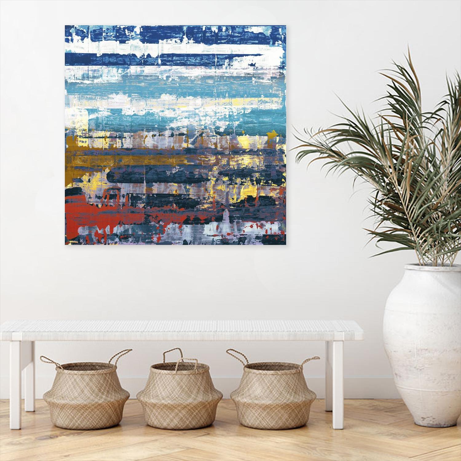 Hold of Time by Edward Selkirk on GIANT ART - red abstract