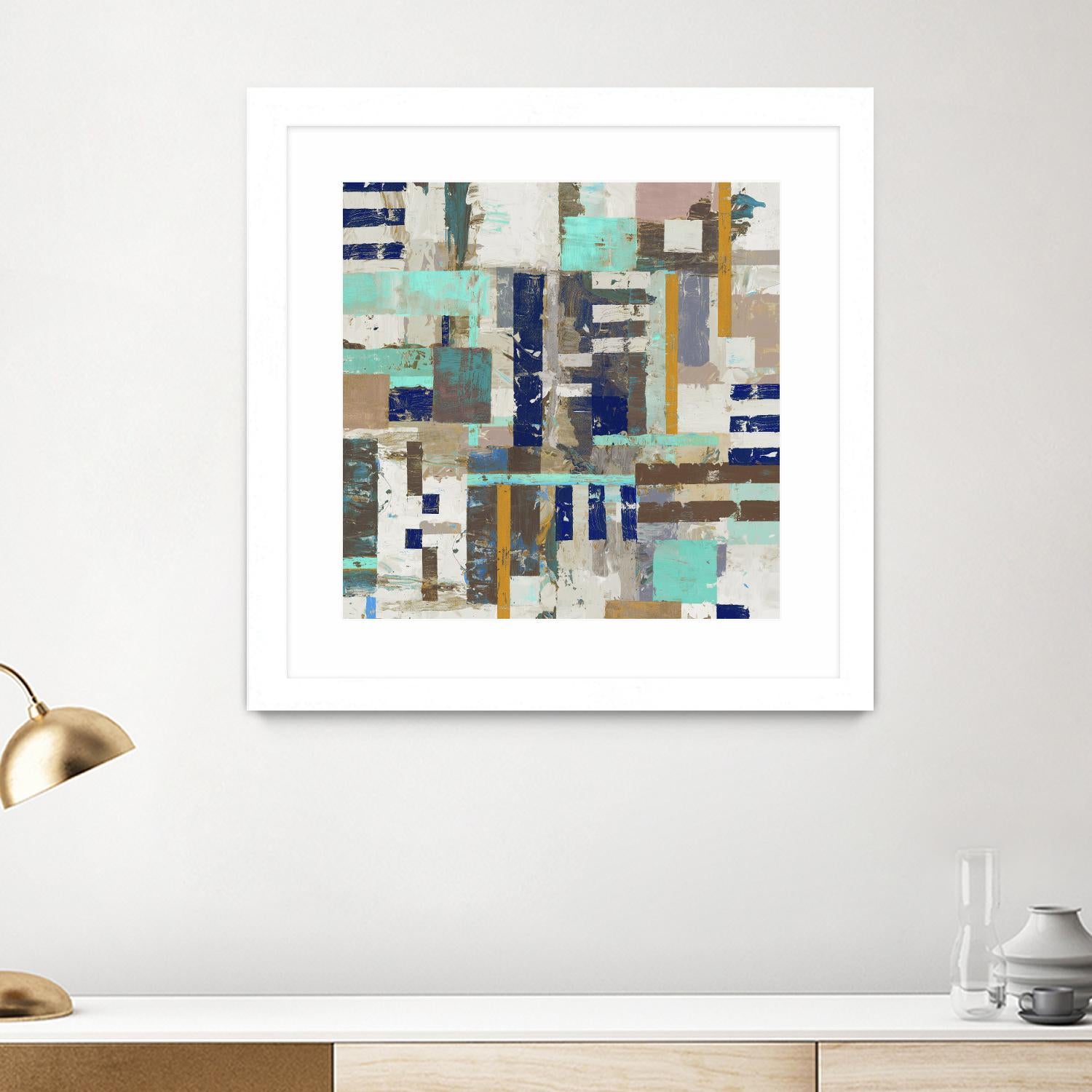 Acres I by Edward Selkirk on GIANT ART - blue abstract