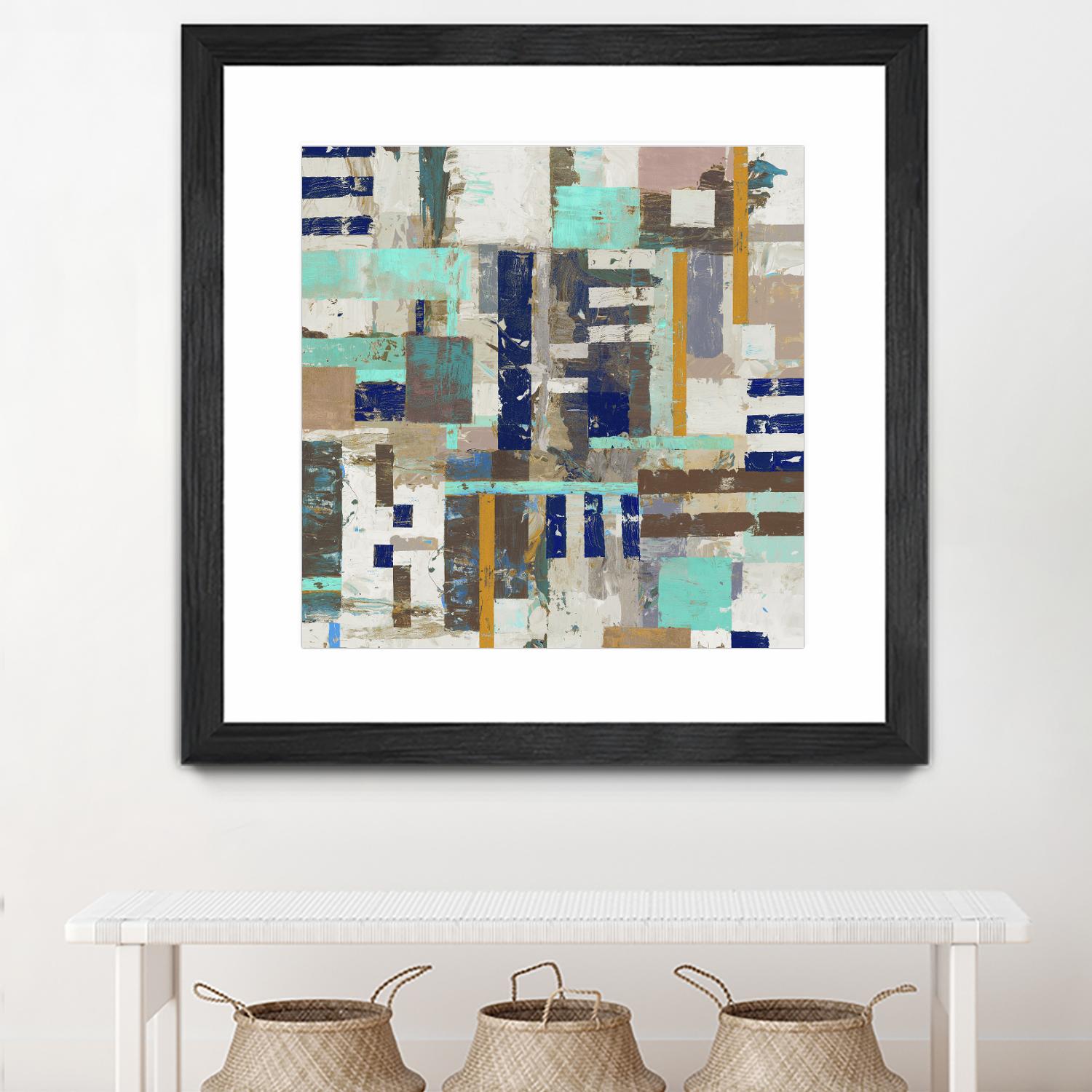 Acres I by Edward Selkirk on GIANT ART - blue abstract