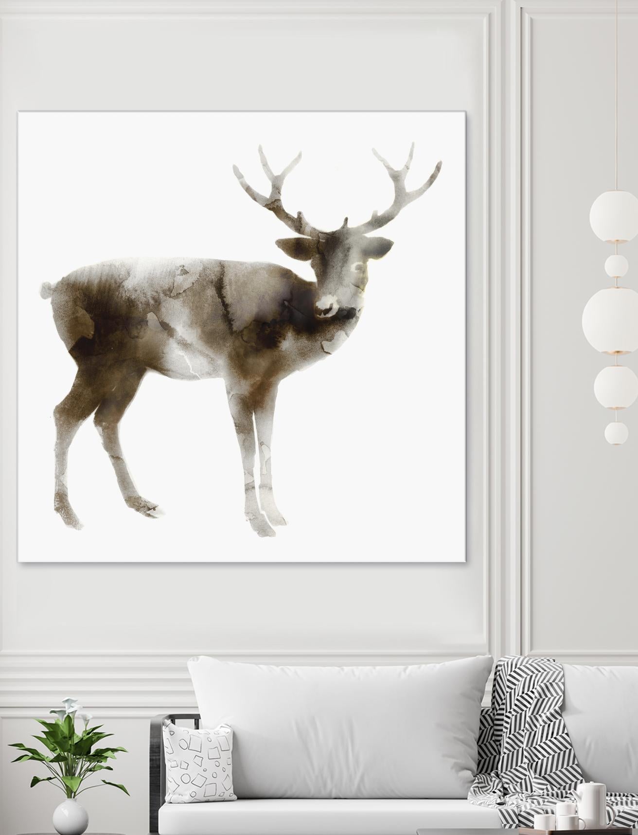 Stag by Edward Selkirk on GIANT ART - brown animals