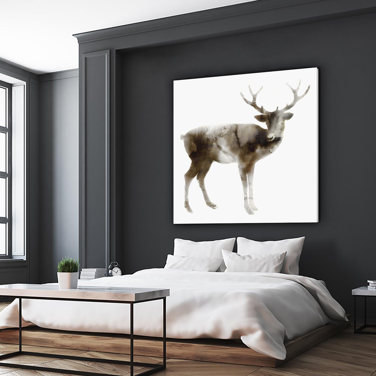 Stag by Edward Selkirk on GIANT ART - brown animals