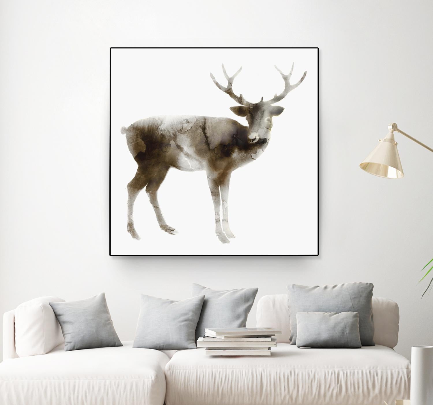 Stag by Edward Selkirk on GIANT ART - brown animals
