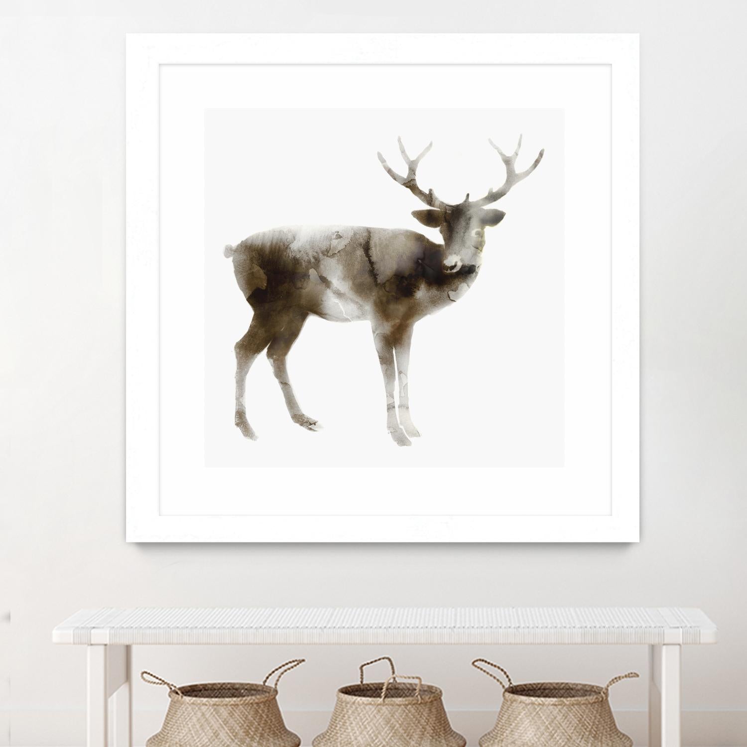 Stag by Edward Selkirk on GIANT ART - brown animals