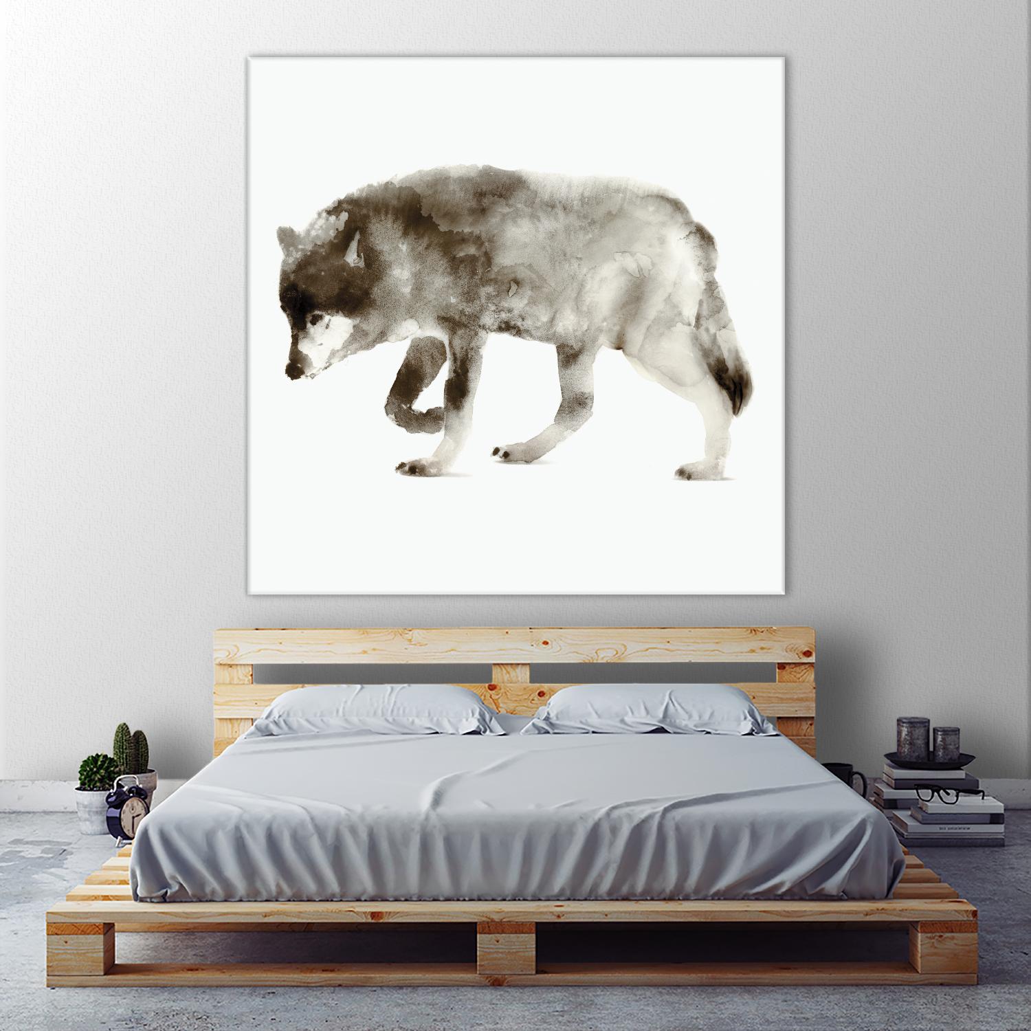 Wolf by Edward Selkirk on GIANT ART - brown animals