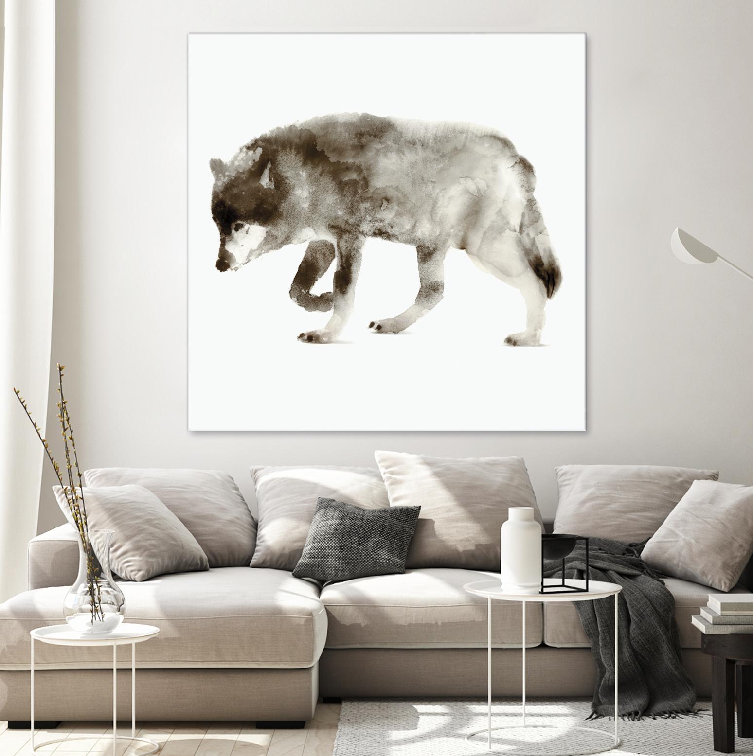 Wolf by Edward Selkirk on GIANT ART - brown animals