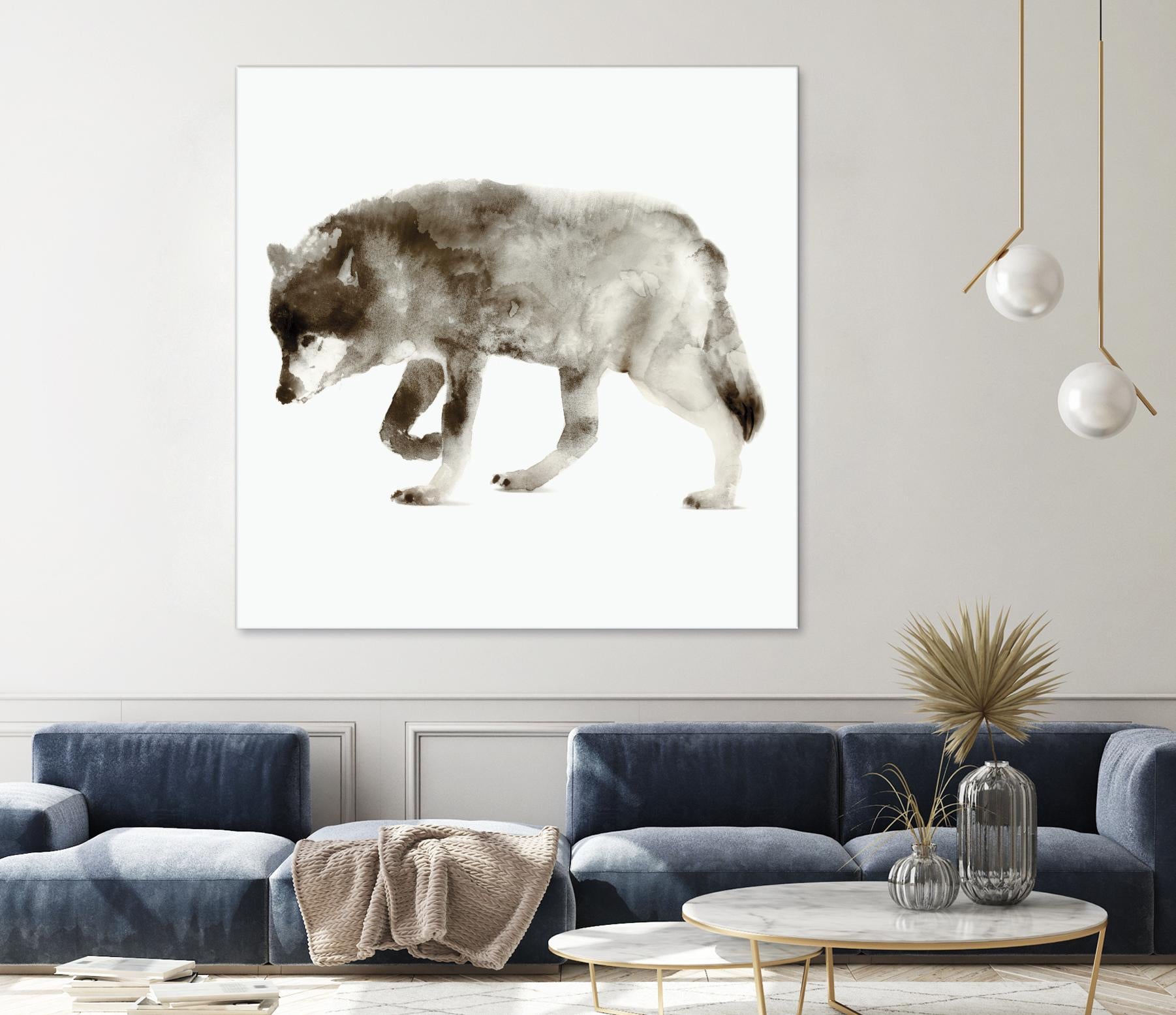 Wolf by Edward Selkirk on GIANT ART - brown animals