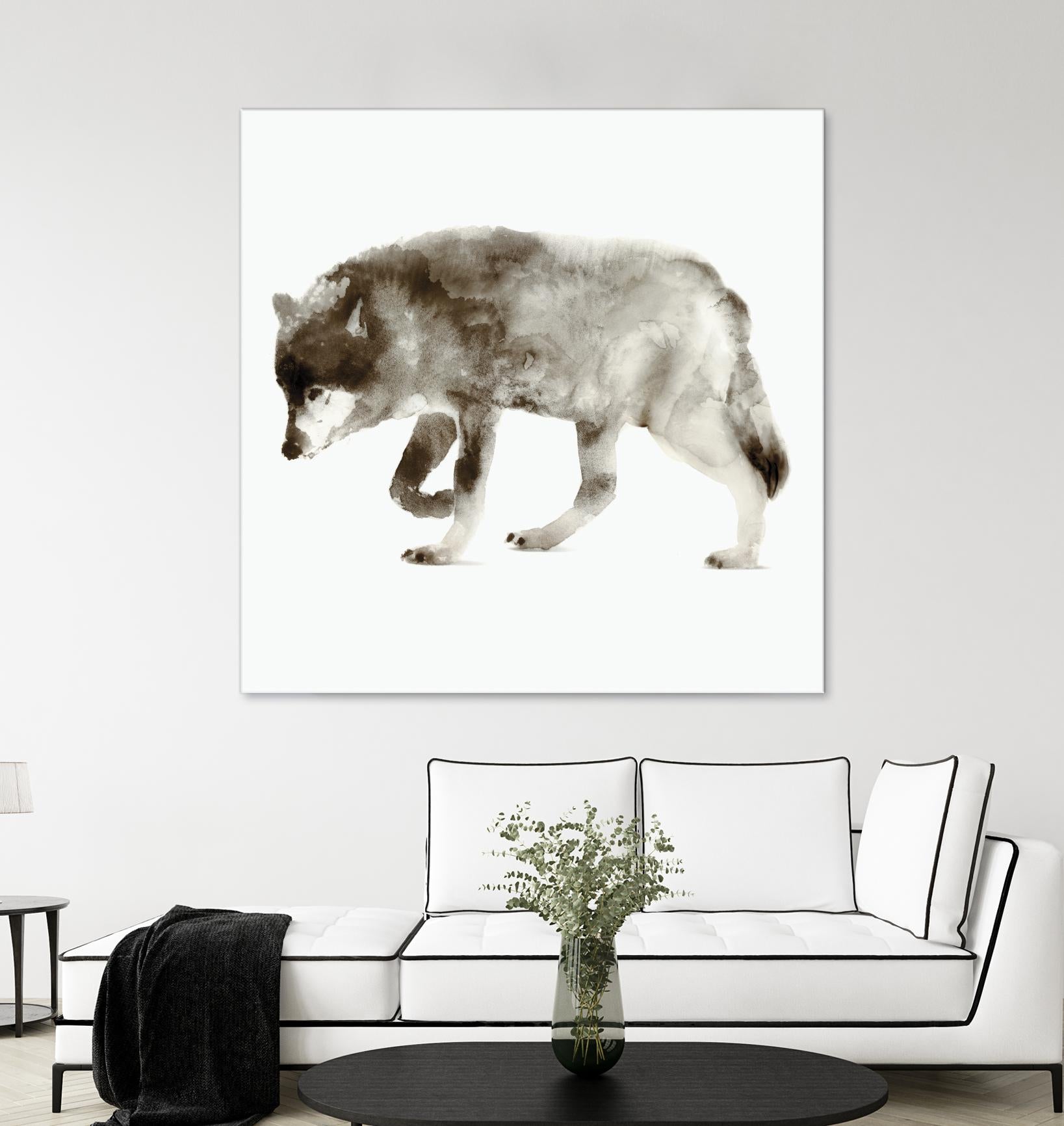 Wolf by Edward Selkirk on GIANT ART - brown animals