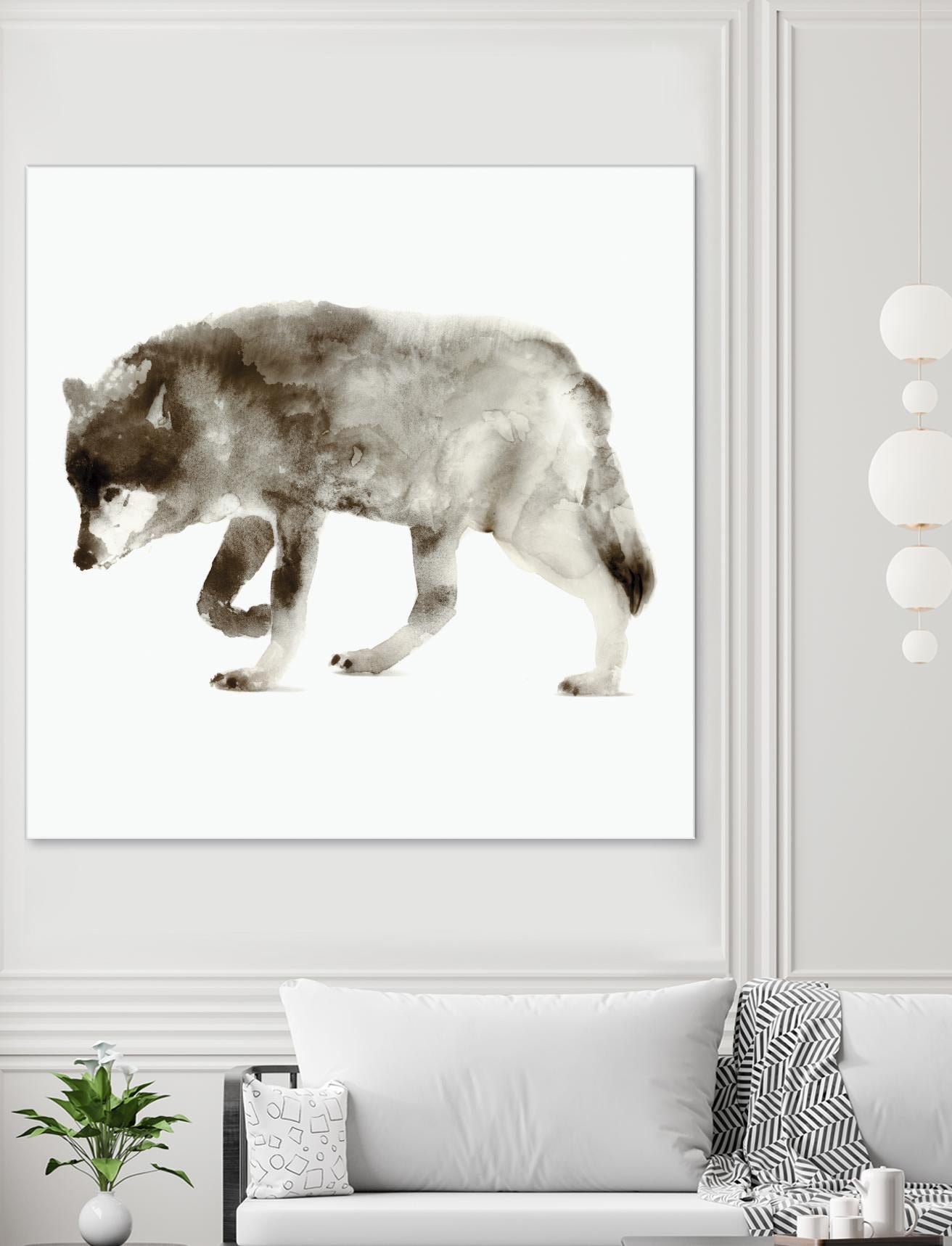 Wolf by Edward Selkirk on GIANT ART - brown animals