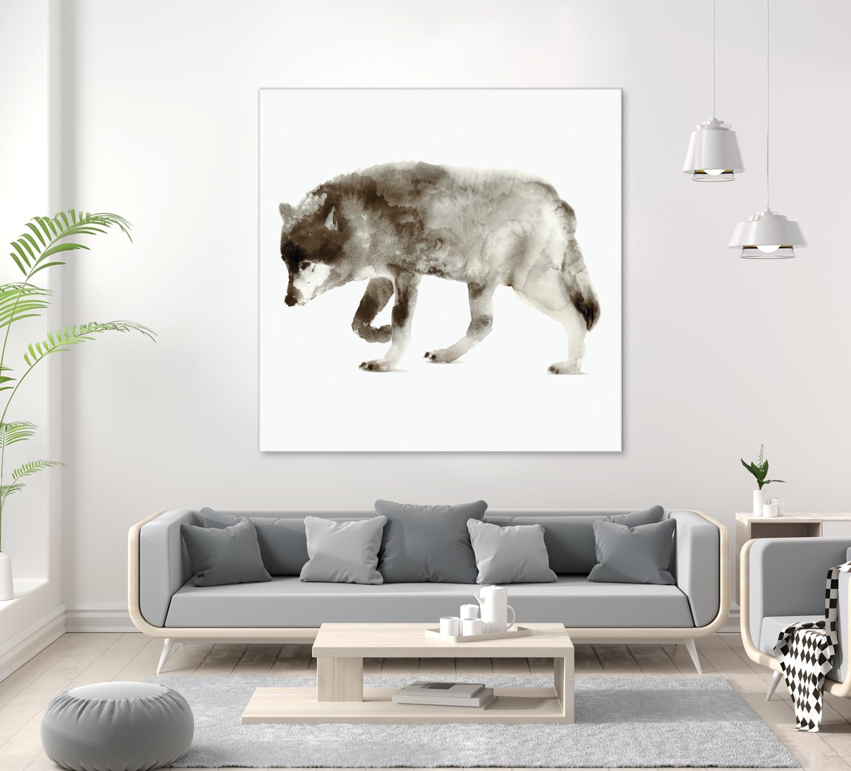 Wolf by Edward Selkirk on GIANT ART - brown animals