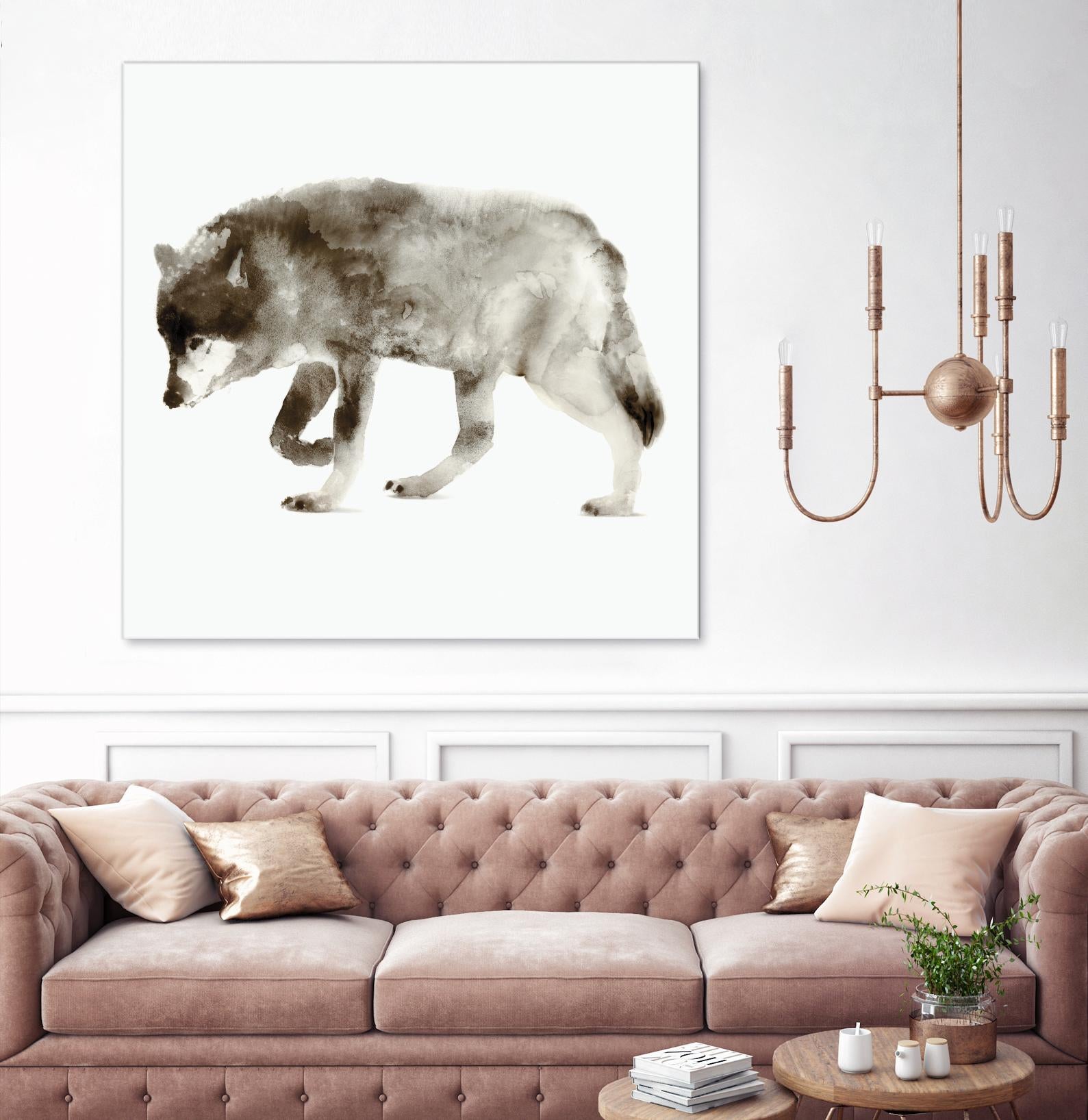Wolf by Edward Selkirk on GIANT ART - brown animals
