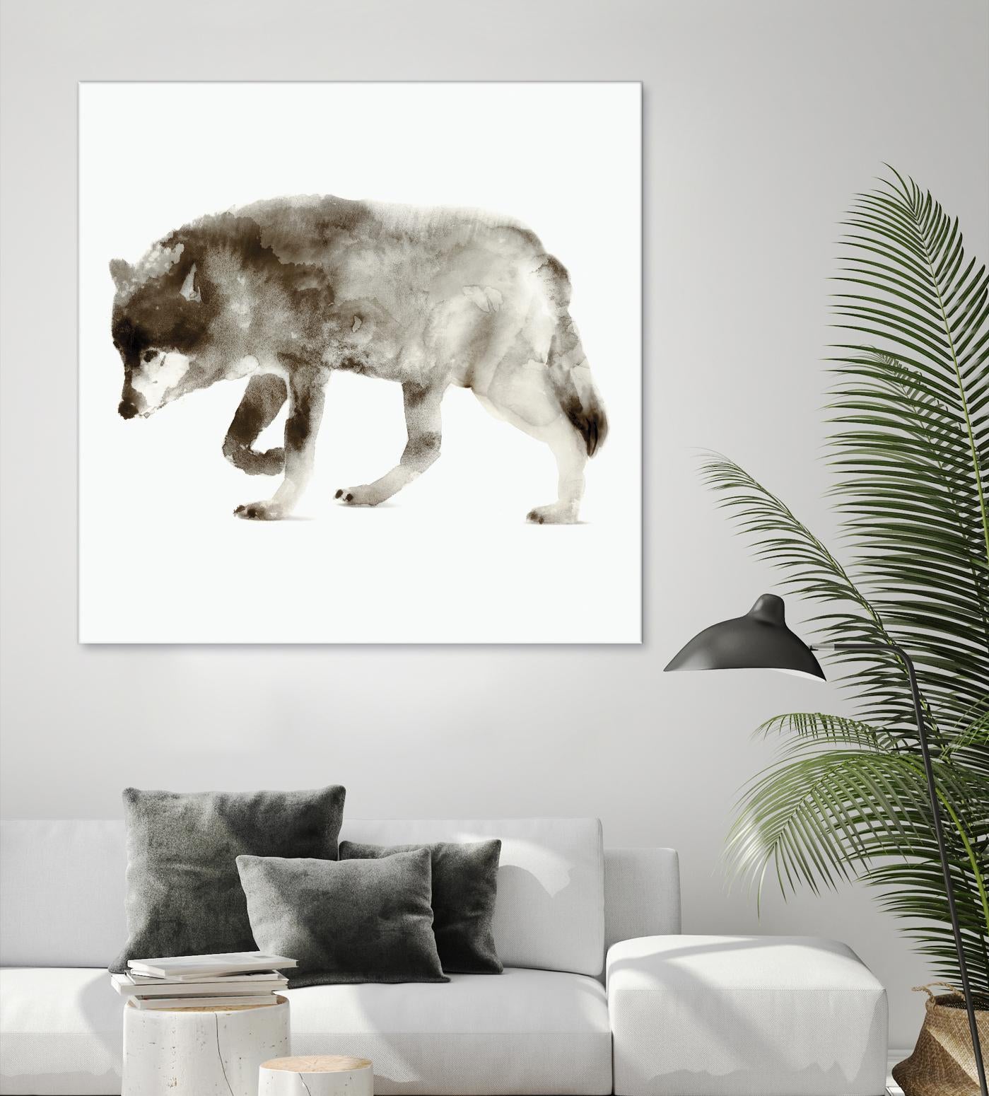 Wolf by Edward Selkirk on GIANT ART - brown animals