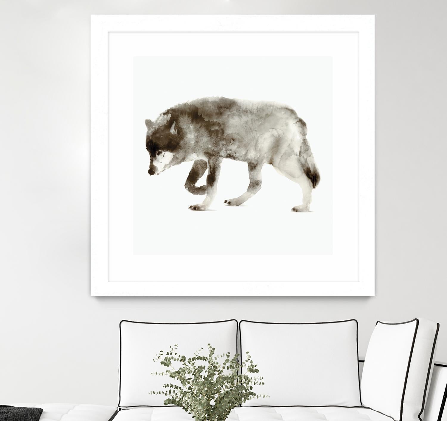 Wolf by Edward Selkirk on GIANT ART - brown animals