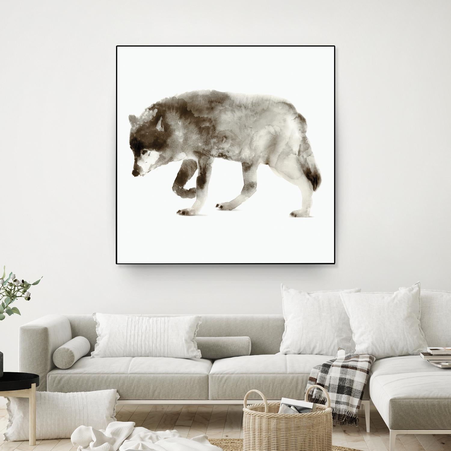 Wolf by Edward Selkirk on GIANT ART - brown animals