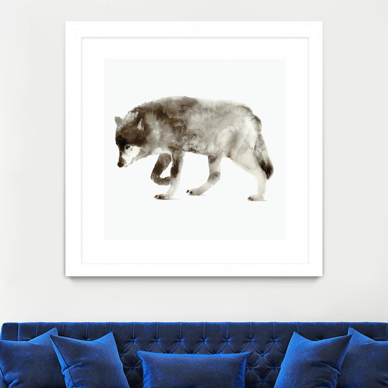 Wolf by Edward Selkirk on GIANT ART - brown animals