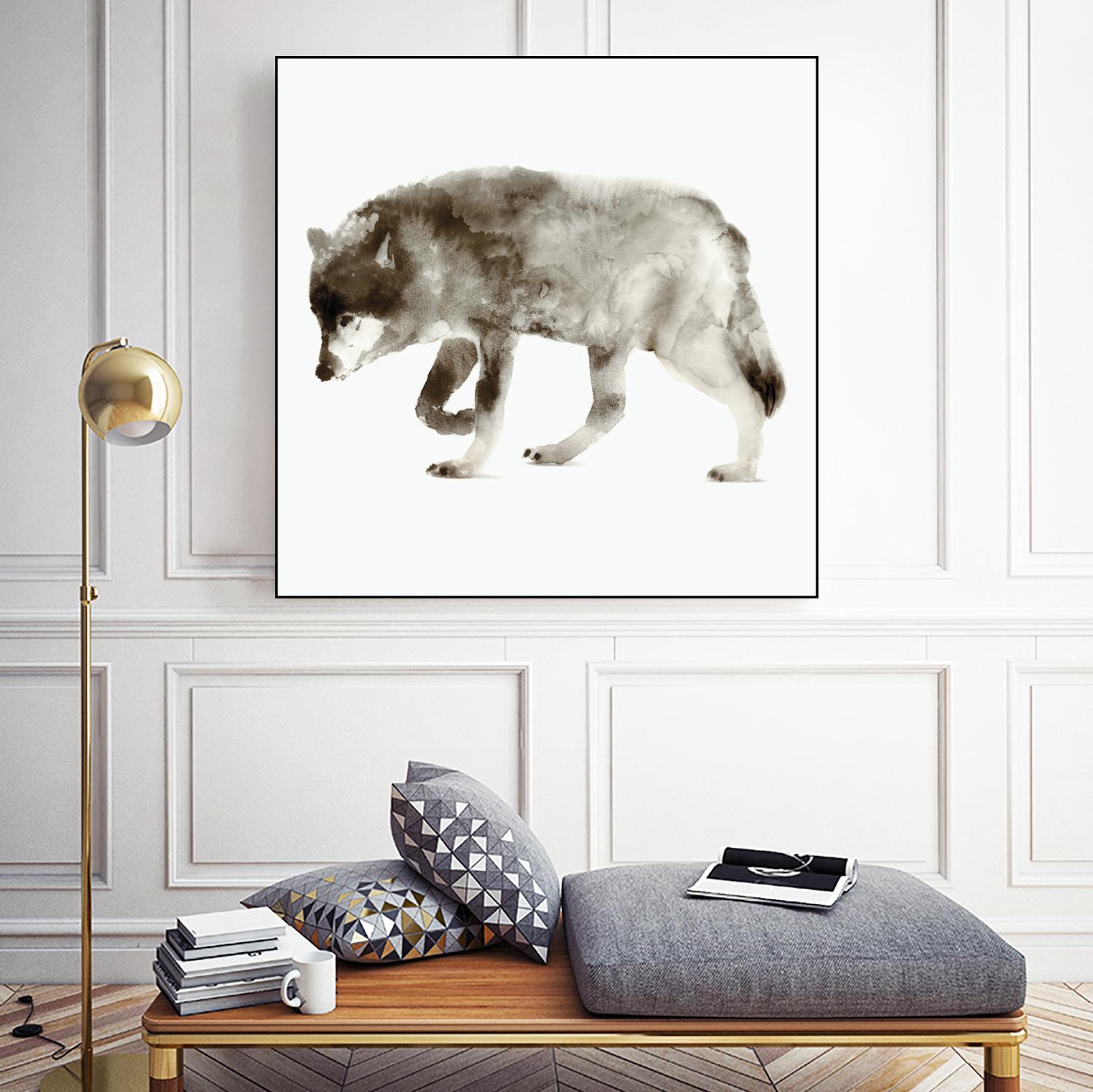 Wolf by Edward Selkirk on GIANT ART - brown animals