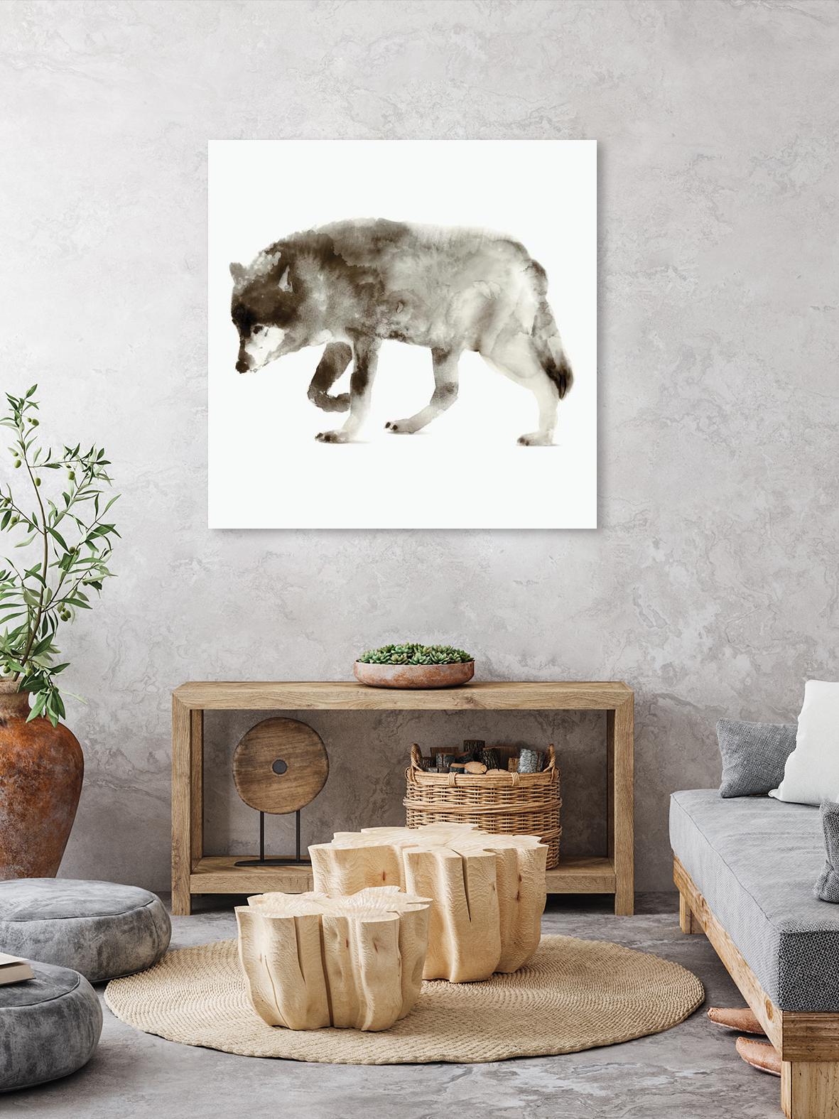 Wolf by Edward Selkirk on GIANT ART - brown animals