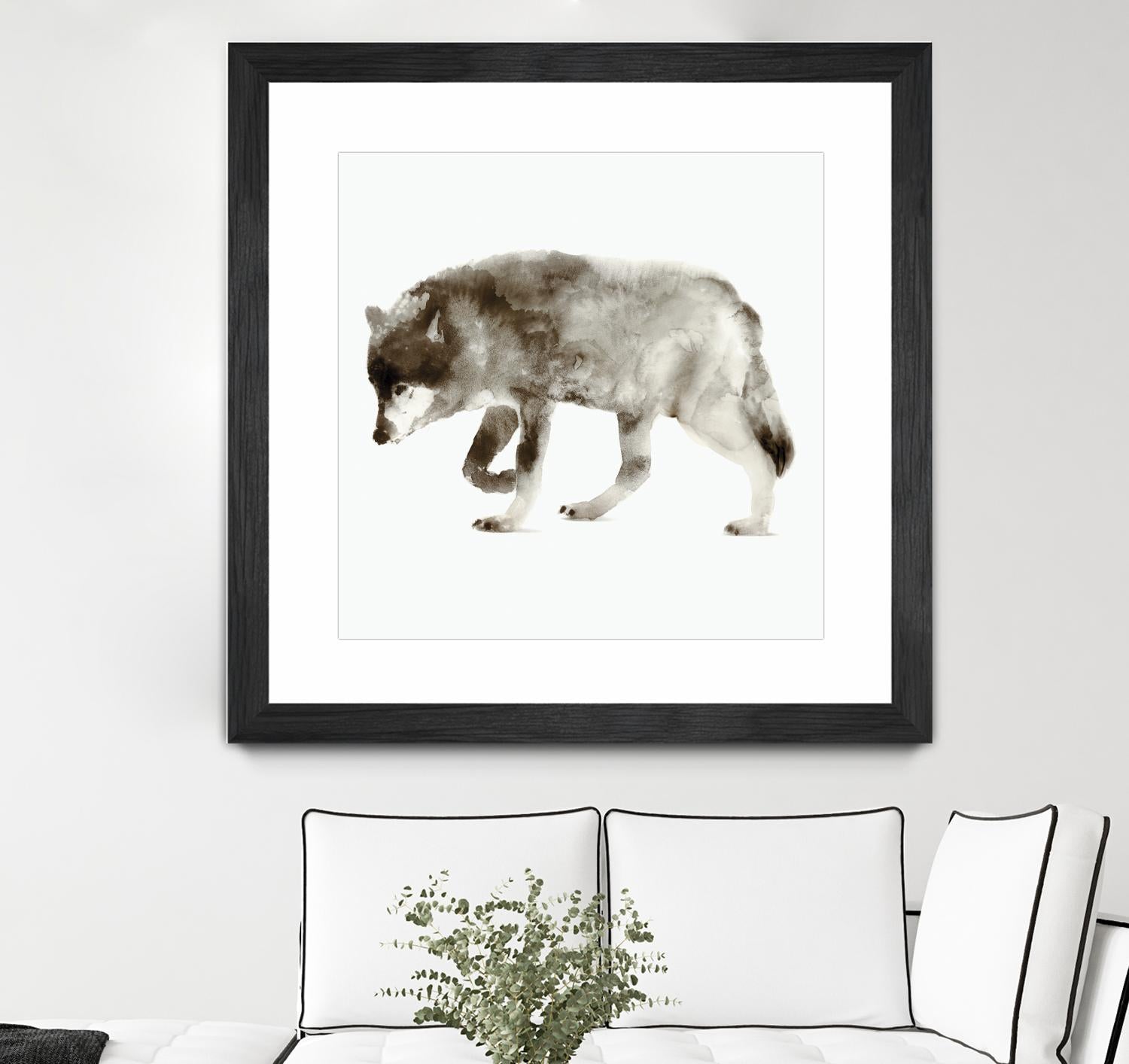 Wolf by Edward Selkirk on GIANT ART - brown animals