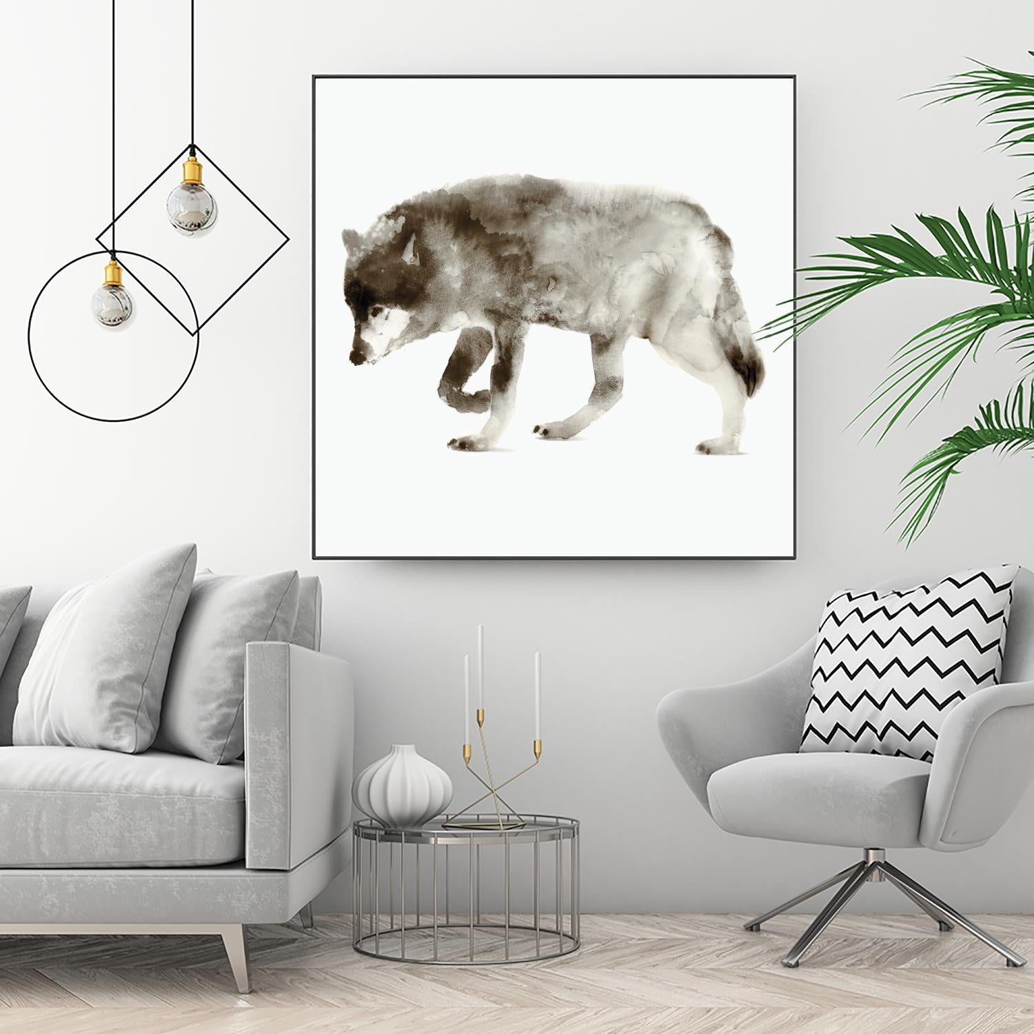 Wolf by Edward Selkirk on GIANT ART - brown animals