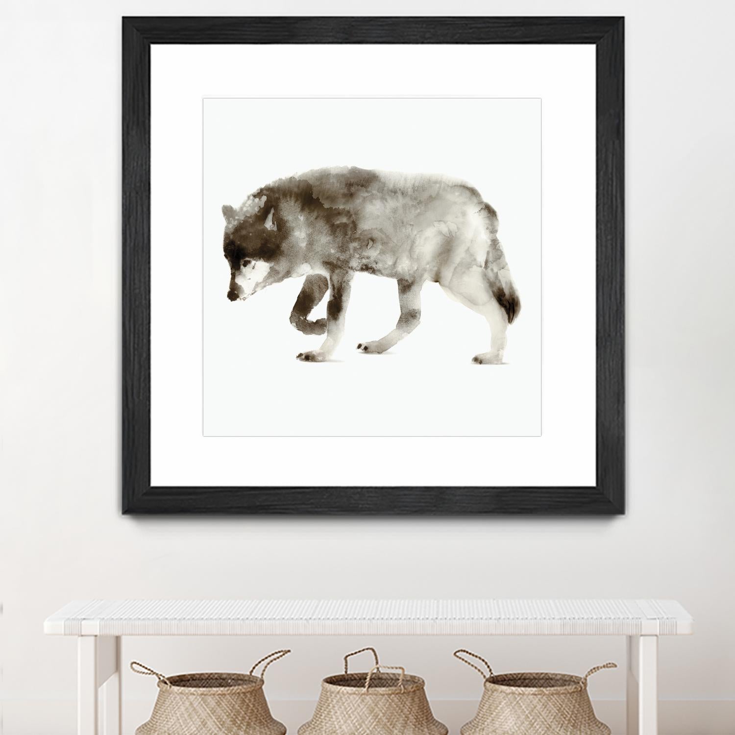 Wolf by Edward Selkirk on GIANT ART - brown animals