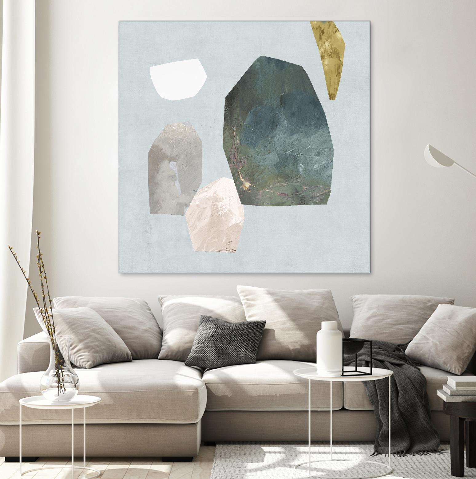 Assembly I by Edward Selkirk on GIANT ART - blue abstract contemporary