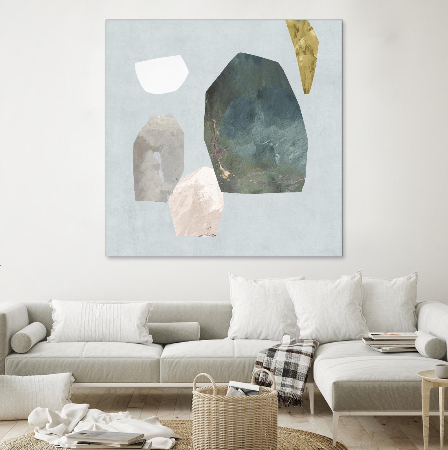 Assembly I by Edward Selkirk on GIANT ART - blue abstract contemporary