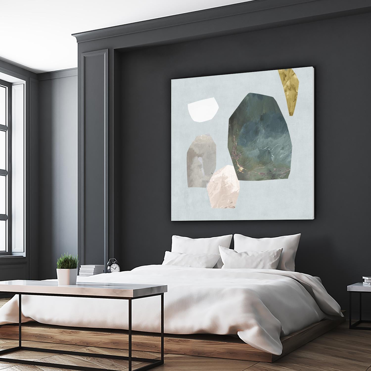 Assembly I by Edward Selkirk on GIANT ART - blue abstract contemporary