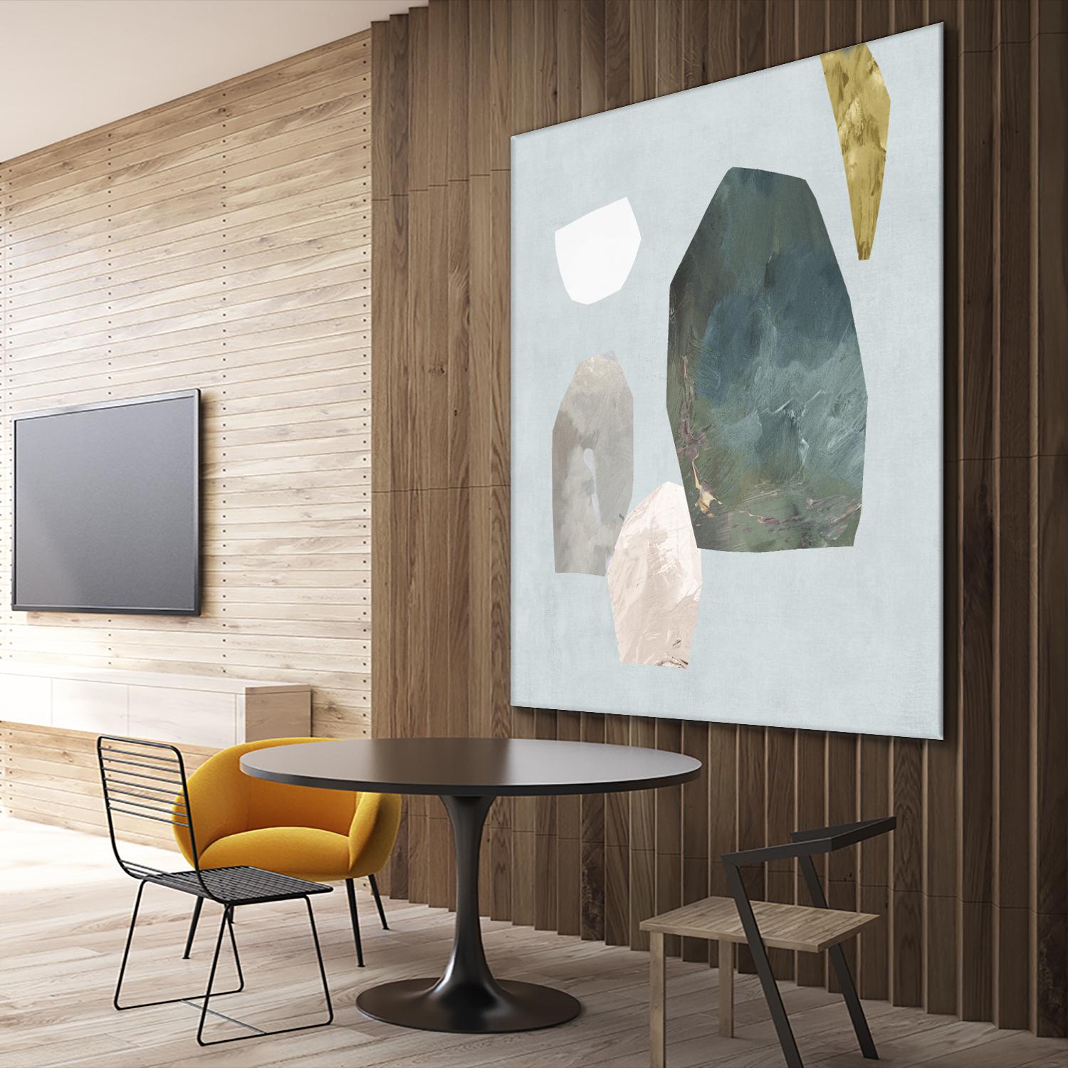 Assembly I by Edward Selkirk on GIANT ART - blue abstract contemporary