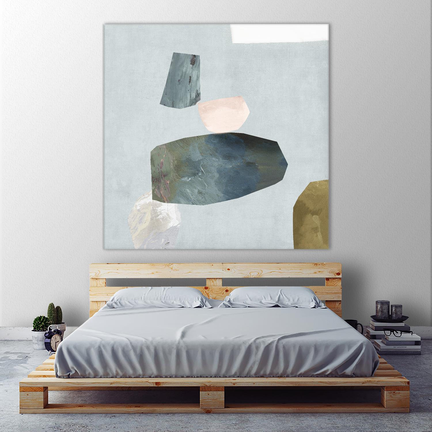 Assembly II by Edward Selkirk on GIANT ART - blue abstract