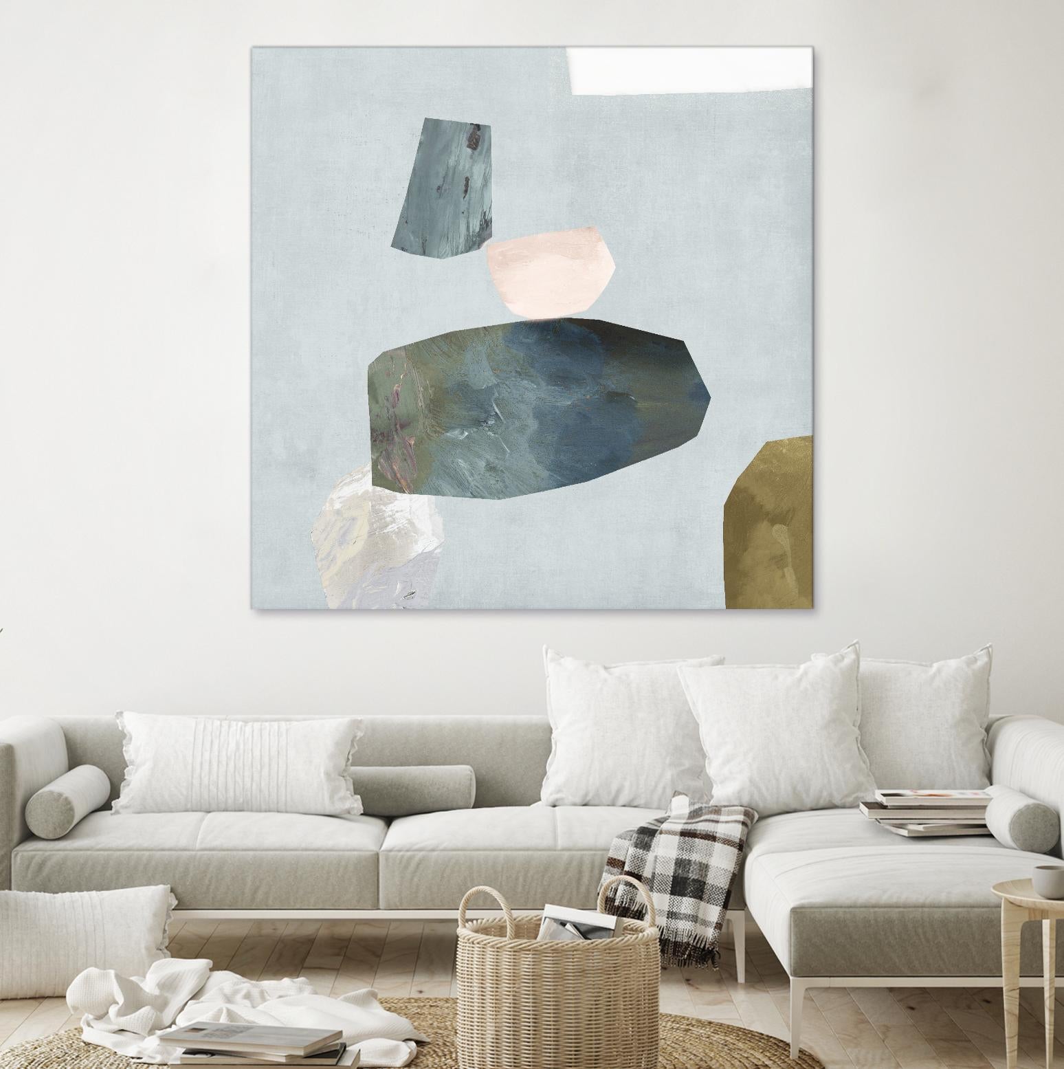 Assembly II by Edward Selkirk on GIANT ART - blue abstract