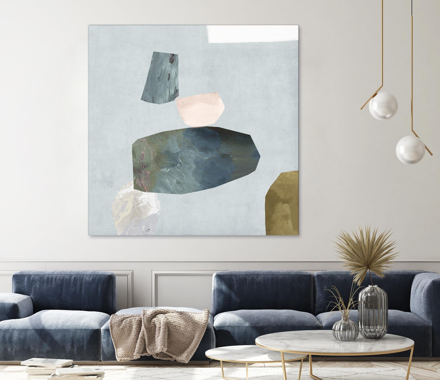 Assembly II by Edward Selkirk on GIANT ART - blue abstract