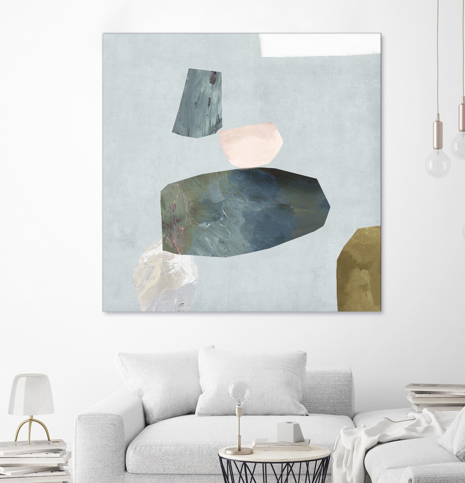 Assembly II by Edward Selkirk on GIANT ART - blue abstract